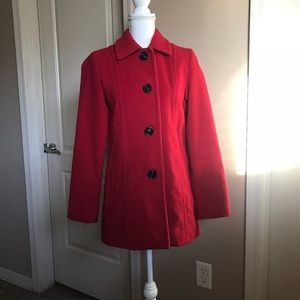 Liz Claiborne red coat